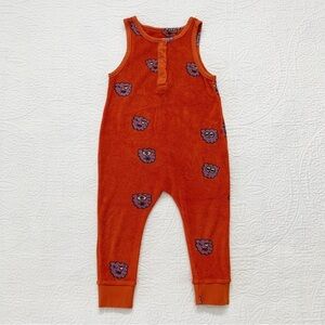 Hugo Loves Tiki Terry Long Leg Romper, Berries‎